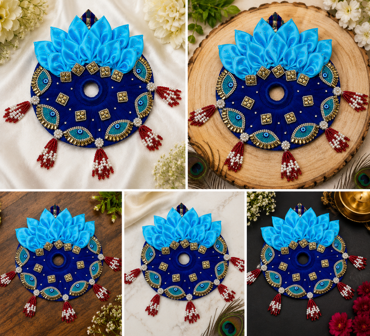 Royal Blue Laddu Gopal Poshak
