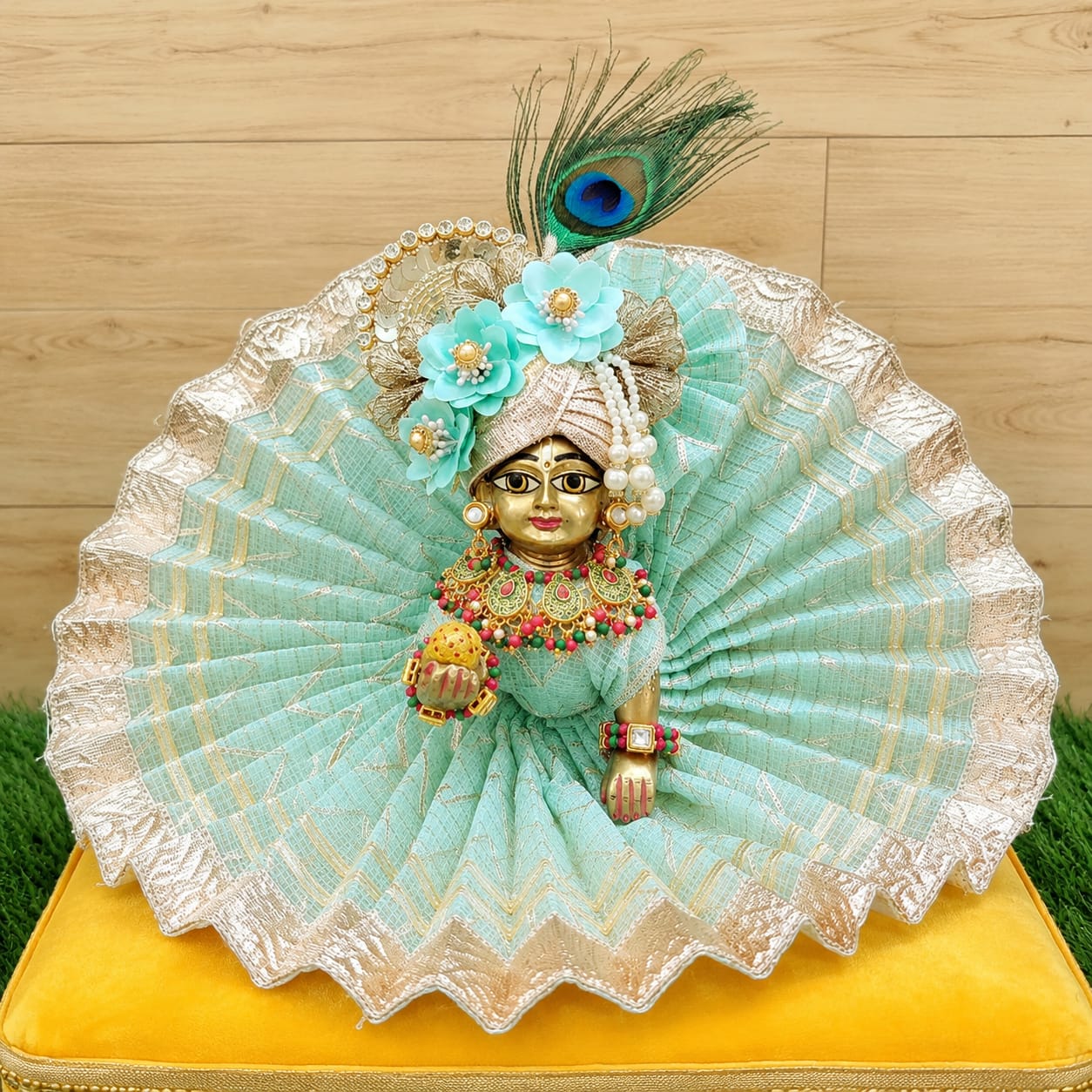 Janmashtami Special Laddu Gopal Poshak with Designer Mukut