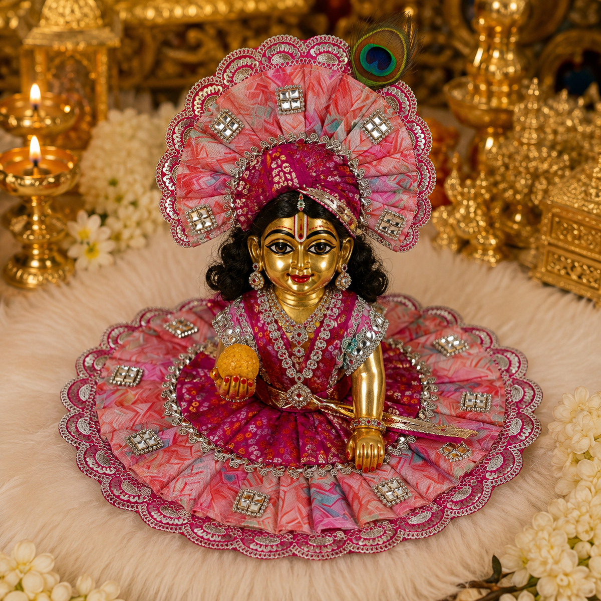 Laddu Gopal Ji Designer Poshak
